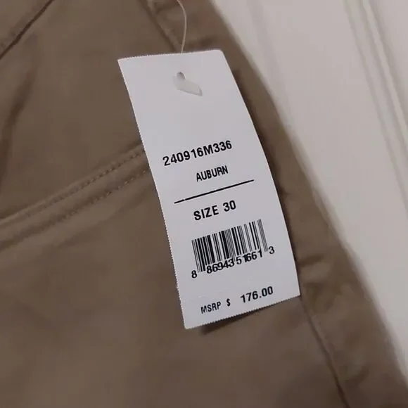 J Brand Kane Straight Fit Double Weave Twill Denim Pants Men's Size 30 Auburn - Picture 3 of 9